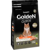 Ração Golden para Gatos Adultos Castrados Salmão 1 kg