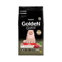 Ração golden para gatos adultos sabor carne 1kg