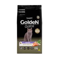 Ração Golden para Gatos Adultos Sabor Salmão 1 kg