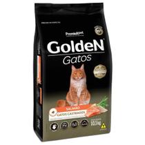 Ração Golden para Gatos Castrados Sabor Salmão 10kg