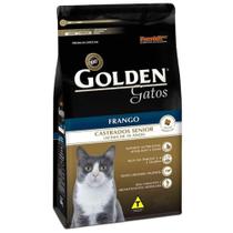 Ração Golden Para Gatos Castrados Sênior Sabor Frango