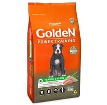 Ração Golden Power Training Cães Adultos Frango E Arroz 15Kg