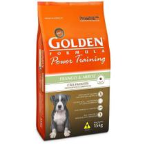 Ração Golden Power Training Cães Filhotes Sabor Frango e Arroz 15kg