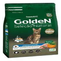 Ração Golden Sel Nat Gato Adulto Castrado Abóbora 3kg