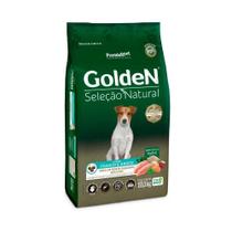 Ração Golden Seleção Natural Cães Adultos Mini Bits Sabor Frango 10,1Kg