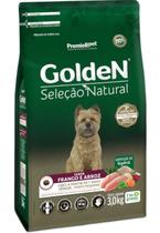 Ração Golden Seleção Natural Cães Adultos Pequeno sabor Frango e Arroz Sênior 3 Kg