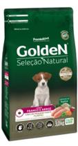 Ração Golden Seleção Natural Cães Filhotes Raças Pequenas Frango e Arroz - Premier