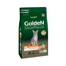 Ração Golden Seleção Natural Gatos Adultos Frango e Arroz 3 kg