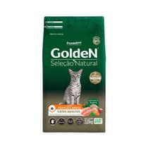 Ração Golden Seleção Natural Gatos Adultos sabor Frango e Arroz 3kg