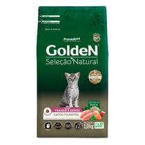 Ração Golden Seleção Natural Gatos Filhotes sabor Frango e Arroz 1 Kg