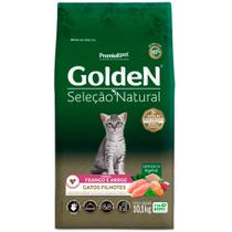 Ração Golden Seleção Natural Gatos Filhotes Sabor Frango e Arroz 10,1 Kg