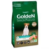 Ração Golden Seleção Natural Mini Bits Para Cães Adultos de Porte Pequeno Sabor Frango e Arroz 1 kg