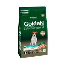 Ração Golden Seleção Natural Mini Bits para Cães Adultos de Porte Pequeno Sabor Frango e Arroz