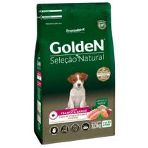 Ração Golden Seleção Natural Mini Bits Para Cães Filhotes de Porte Pequeno Sabor Frango e Arroz 3 kg