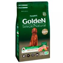 Ração Golden Seleção Natural Para Cães Adultos Sabor Frango e Arroz 3 Kg - PREMIER