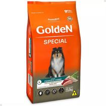 Ração Golden Special para Cães Filhotes de Porte Pequeno Sabor Frango e Carne 15 Kg