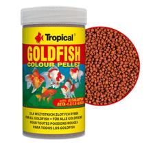 Ração Goldfish Colour Pellet Tropical 45g para Peixes Kinguio Carpa em Pote