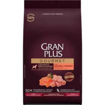 Ração Gourmet para Cães Adultos Médio e Grande Salmão e Frango Gran Plus 10,1Kg