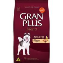 Ração Gran Plus Adulto Menu Frango e Arroz - 15 Kg