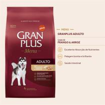 Ração GRAN PLUS Cães Adultos Menu Frango Arroz 15 kg - Gran Plus Affinity