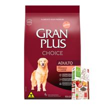 Ração Gran Plus Cães Choice Adultos Frango E Carne - 20kg + Surpresa