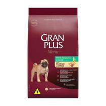 Ração Gran Plus Cães Menu Adulto Light Raças Mini Frango e Arroz 10,1kg