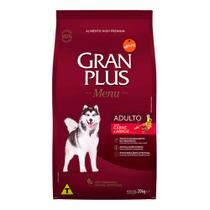 Ração Gran Plus Cães Menu Adultos Carne e Arroz - 20kg