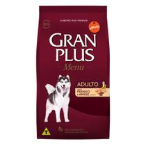 Ração Gran Plus Cães Menu Adultos Frango E Arroz - 15kg