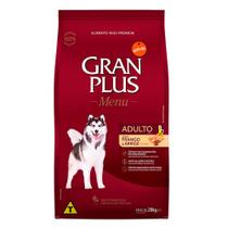 Ração Gran Plus Cães Menu Adultos Frango e Arroz - 20kg - GRANPLUS