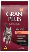 Ração Gran Plus Gatos Adultos Choice Frango e Carne - 10,1 Kg