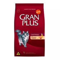 Ração Gran Plus Gatos Castrados Frango E Arroz - 10,1kg - GRANPLUS