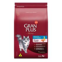 Ração Gran Plus Gatos Castrados Salmão e Arroz - 3Kg Ração Gran Plus Gatos Castrados Salmão e Arroz - 3Kg