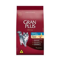 Ração Gran Plus Gatos Menu Adulto Castrado Frango e Arroz 10,1kg