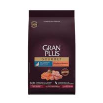 Ração Gran Plus Gourmet Para Gatos Filhotes Sabor Salmão e Frango - Saco 10,1kg