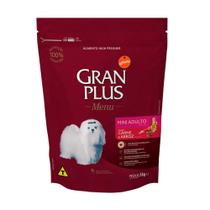 Ração Gran Plus Menu Cães Adultos Mini Carne e Arroz Ração Gran Plus Menu Cães Adultos Mini Carne e Arroz