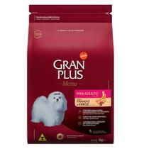 Ração Gran Plus Menu Cães Adultos Mini Frango e Arroz Ração Gran Plus Menu Cães Adultos Mini Frango e Arroz