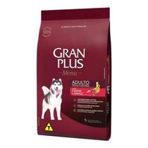 Ração Gran Plus Menu Cão Adulto Médio E Grande Carne E Arroz 15kg