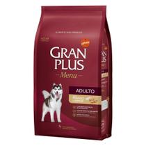 Ração Gran Plus Menu para Cães Adultos Sabor Frango e Arroz 15kg