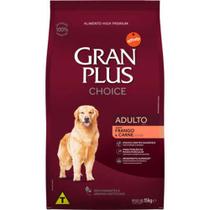 Ração GranPlues Cão Adulto Frango & Carne 15 kilos