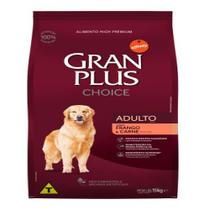 Ração Granplus Choice Cães Adultos sabor Frango e Carne 15kg