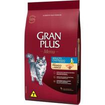 Ração GranPlus Frango e Arroz para Gatos Castrados Adultos - 3Kg