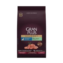 Ração granplus gourmet gatos adultos castrados peru e arroz 3kg