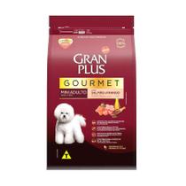Ração GranPlus Gourmet para Cães Adultos de Porte Mini Sabor Salmão e Frango - 10,1kg