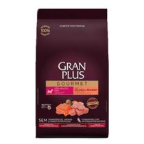 Ração GranPlus Gourmet para Cães Adultos de Porte Mini Sabor Salmão e Frango 3 kg