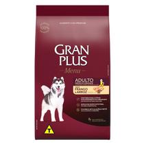 Ração granplus menu cães adultos frango e arroz 20kg