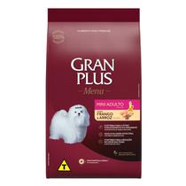 Ração granplus menu cães adultos mini frango e arroz 3 kg