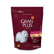 Ração Granplus Menu Cães Adultos Mini sabor Frango e Arroz 3kg