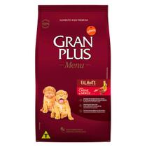 Ração GranPlus Menu Carne e Arroz para Cães Filhotes - 10,1 Kg