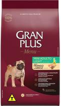 Ração GranPlus Menu Light Frango e Arroz para Cães Adultos Mini 10,1kg