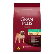 Ração GranPlus Menu Light para Cães Adultos de Porte Mini Sabor Frango e Arroz 3 kg Ração GranPlus Menu Light para Cães Adultos de Porte Mini Sabor Frango e Arroz 3 kg